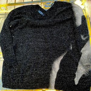 Evil Twin Sparkly Black Sweater Dress